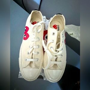 CDG Play - Converse Chuck Taylor Sneaker. Like New